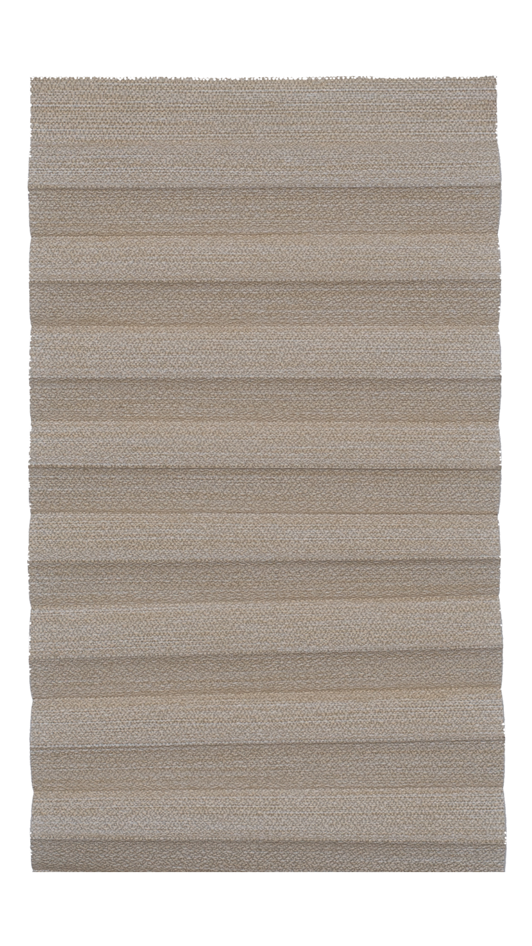 Bambu Plise Perde - Bambu Krem